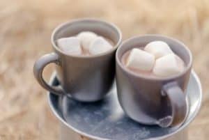 cups of hot chocolate